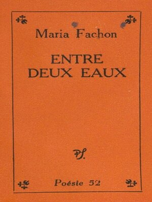 cover image of Entre deux eaux